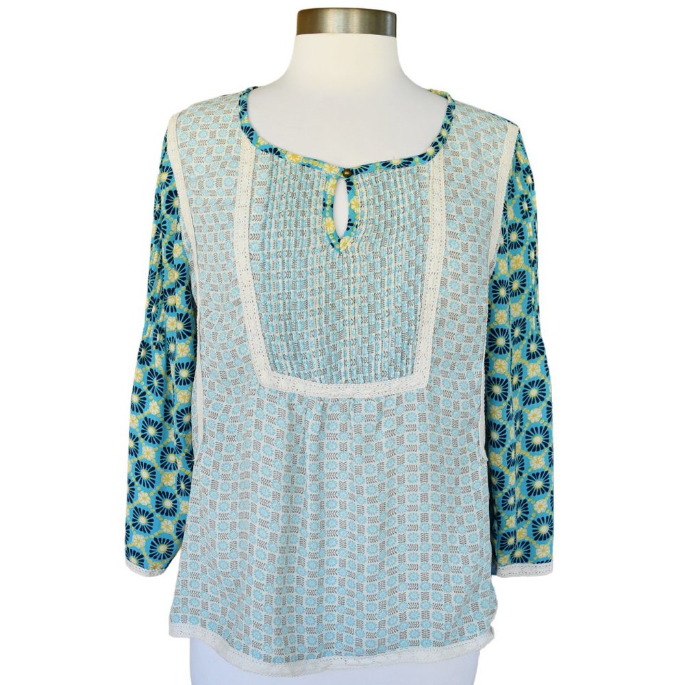 Matilda Jane Blue and White Blouse